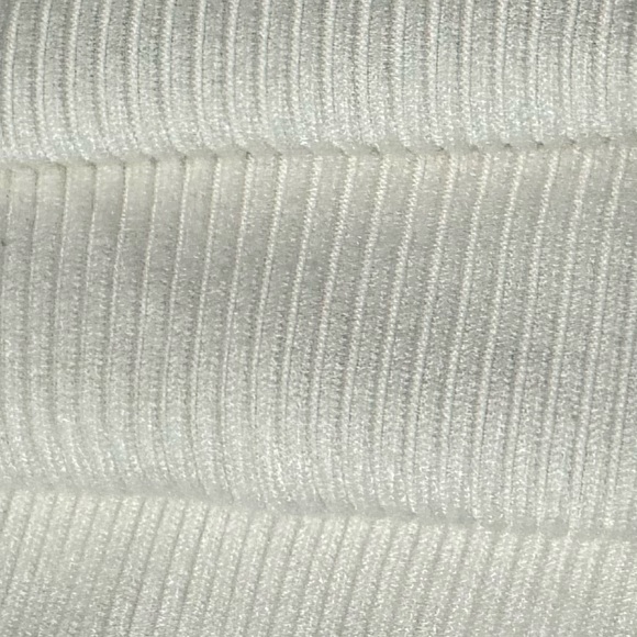 Y2K Abercrombie & Fitch Bodysuit | Ivory Ribbed Knit | Long Sleeve Scoop Neck - Picture 4 of 15